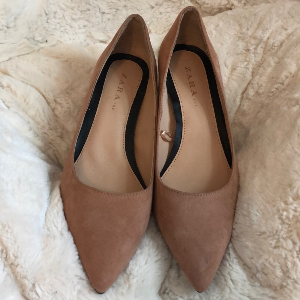 Zara mauve pink heels!